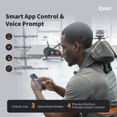 ibreo N7 Smart Heated Shiatsu Shoulder, Neck, & Back Massager