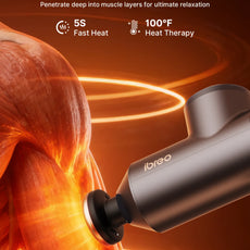 ibreo Surge Pro Deep Tissue Percussion Massage Gun with Heat